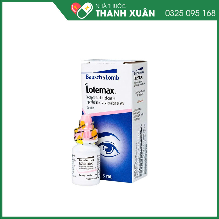 Lotemax thuốc điều trị các bệnh nhiễm khuẩn mắt